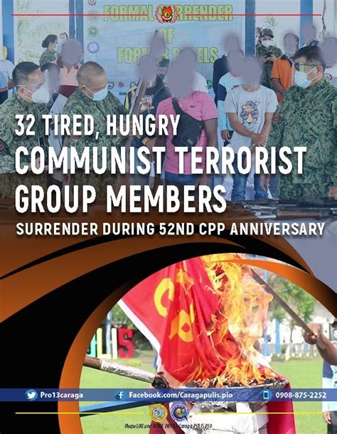 Communist Terrorist Group member surrenders to authorities in .